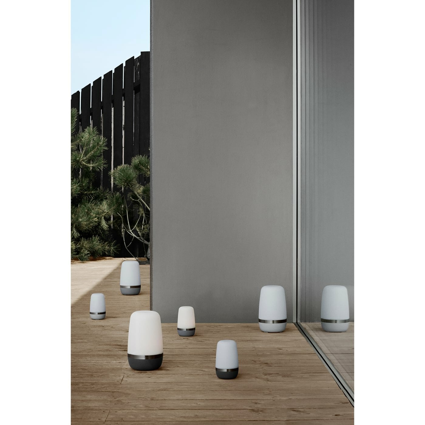 Bärbar bordslampa SPIRIT S, LED, silvergrå, Blomus