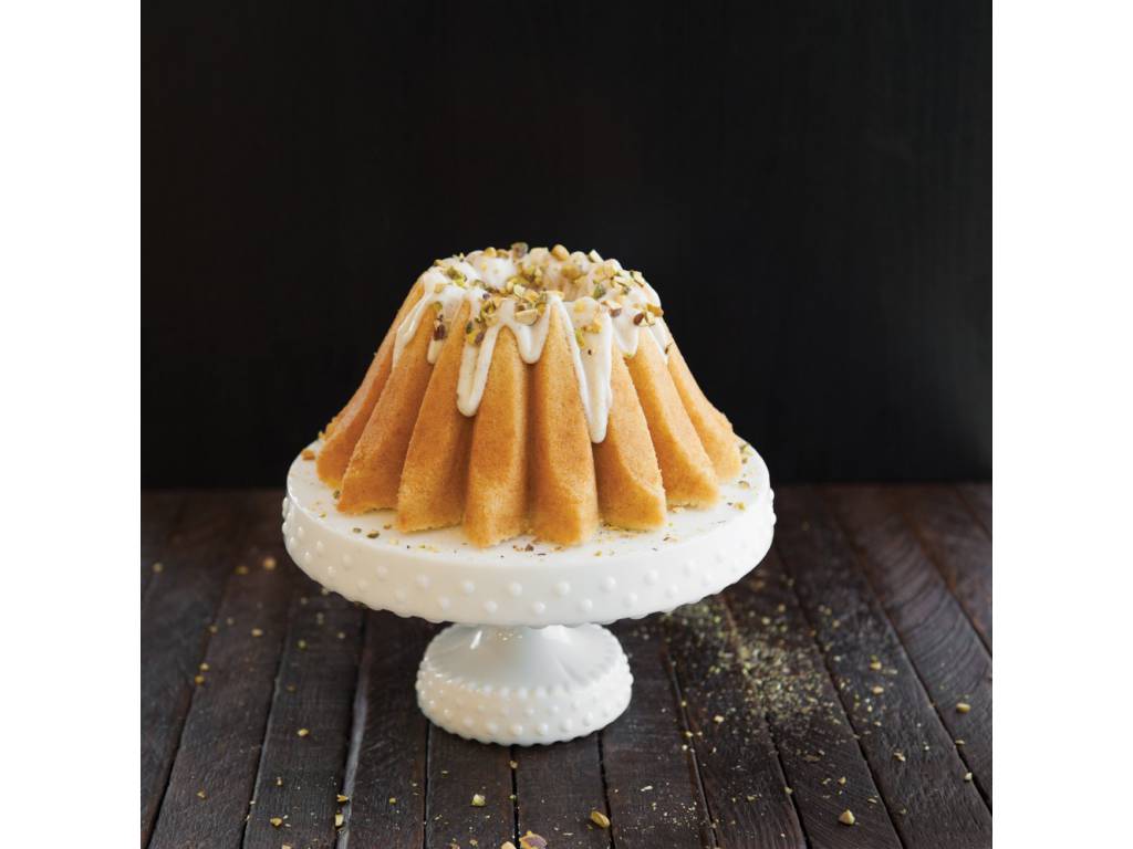 Bakform LOTUS, guld, Nordic Ware