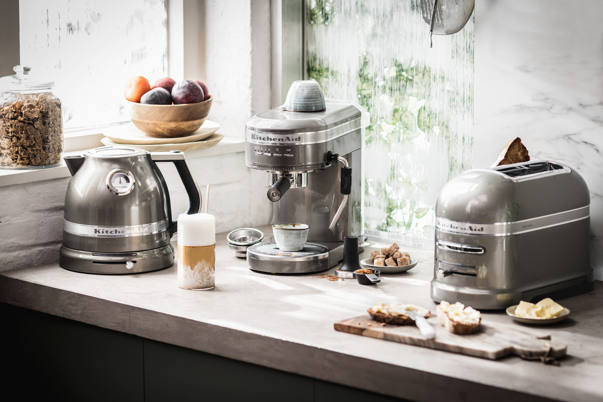 Halvautomatisk kaffemaskin ARTISAN 5KES6503EMS, silvergrå, KitchenAid