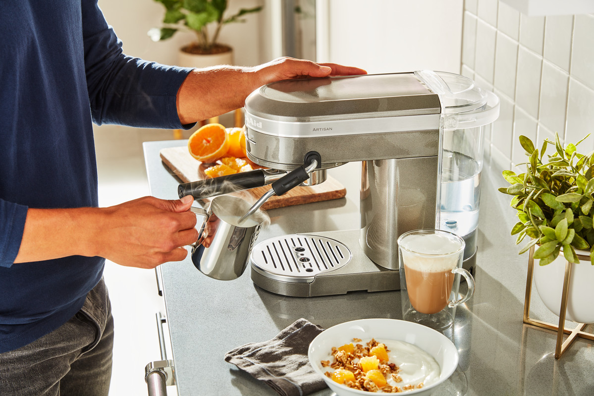 Halvautomatisk kaffemaskin ARTISAN 5KES6503EMS, silvergrå, KitchenAid