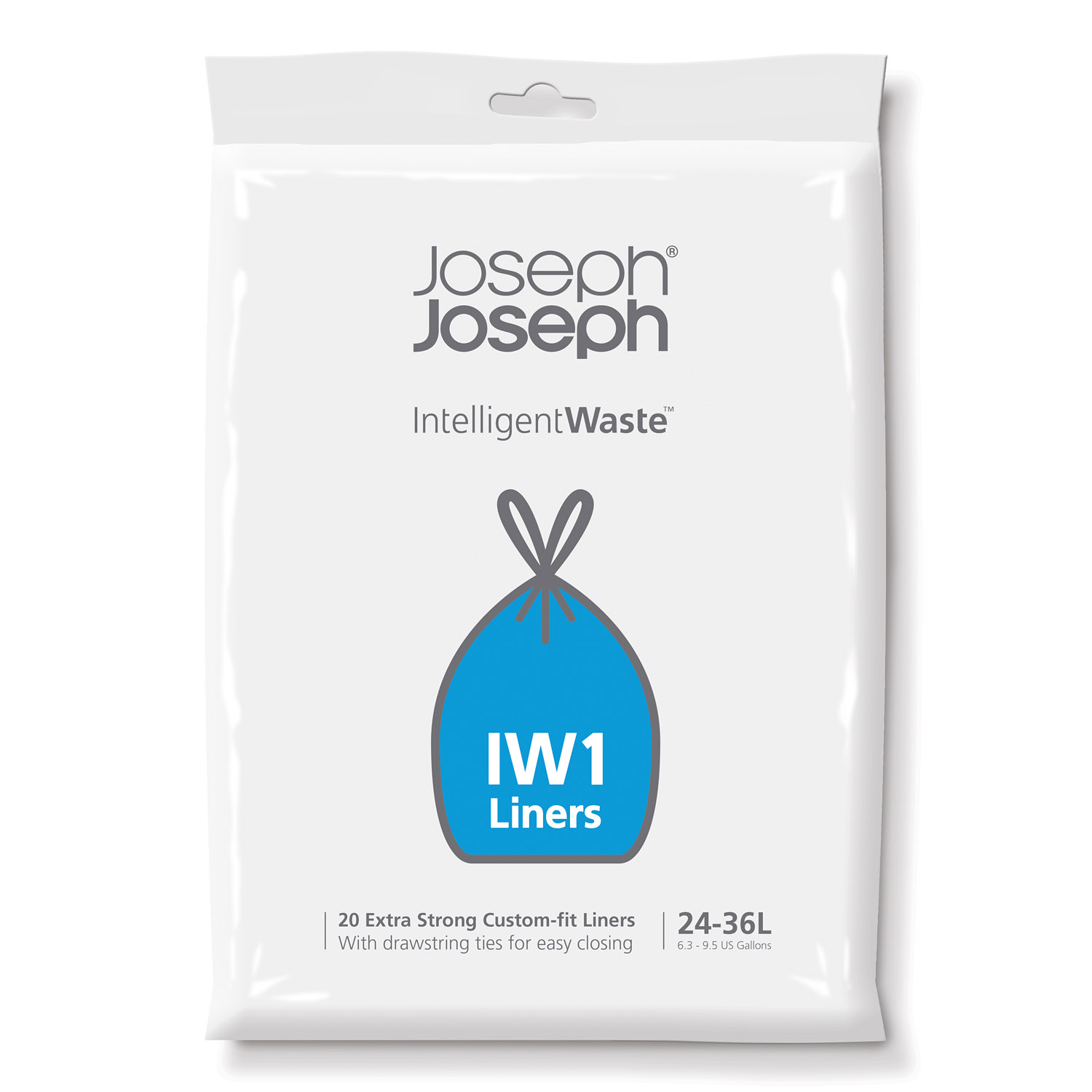 Soppåsar INTELLIGENTWASTE 24–36 l, 20 st, Joseph Joseph