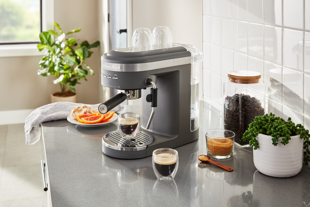 Halvautomatisk kaffemaskin 5KES6403EDG, mattgrå, KitchenAid