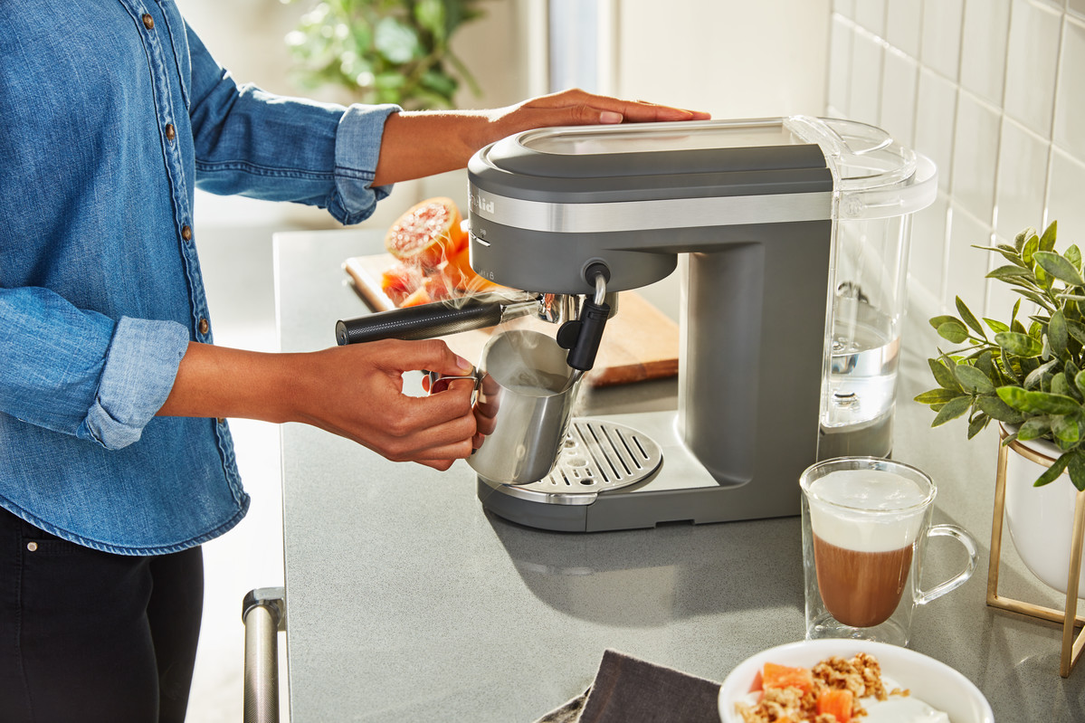 Halvautomatisk kaffemaskin 5KES6403EDG, mattgrå, KitchenAid