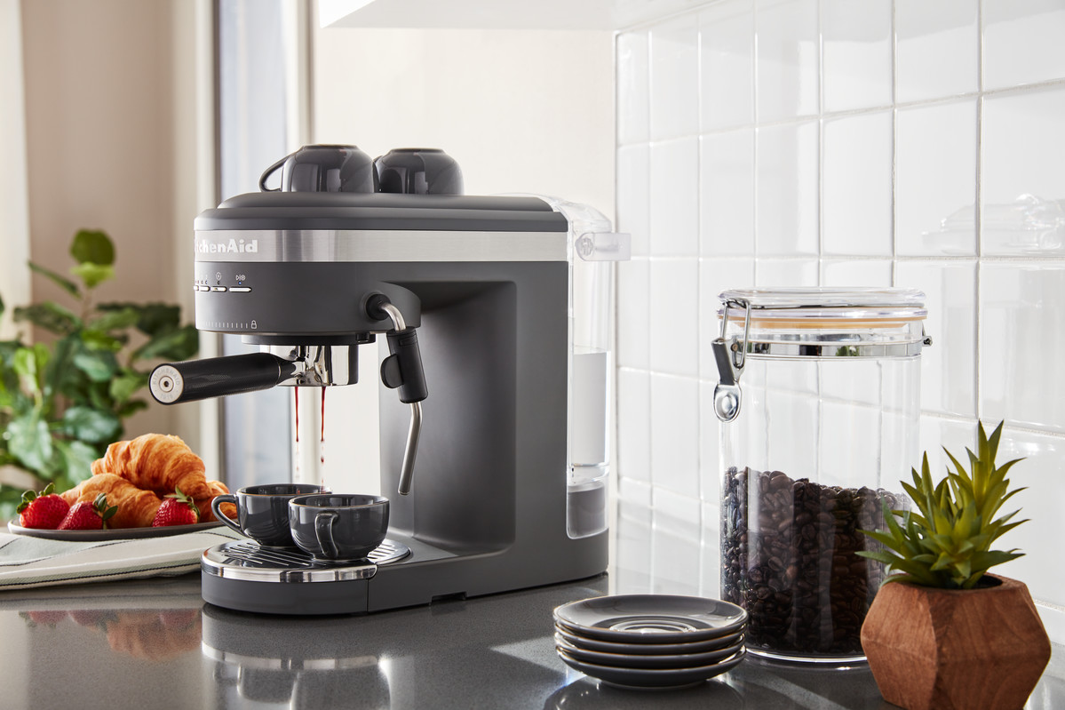 Halvautomatisk kaffemaskin 5KES6403EDG, mattgrå, KitchenAid