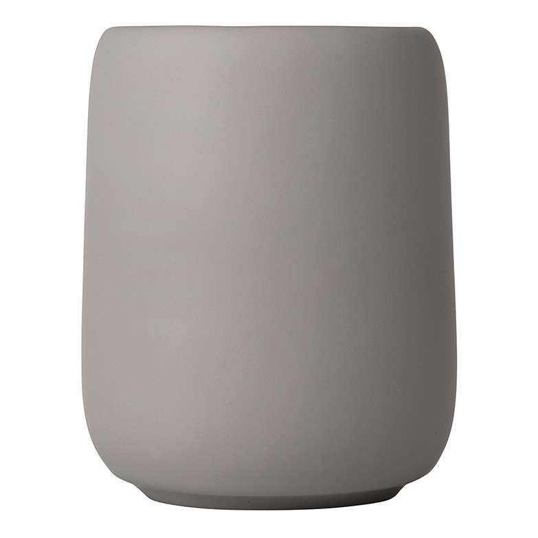Tandborstmugg SONO, brun, Blomus