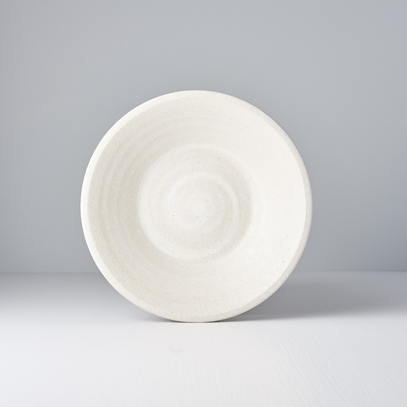 Liten skål RECYCLED 23 cm, 450 ml, vit, keramik, MIJ