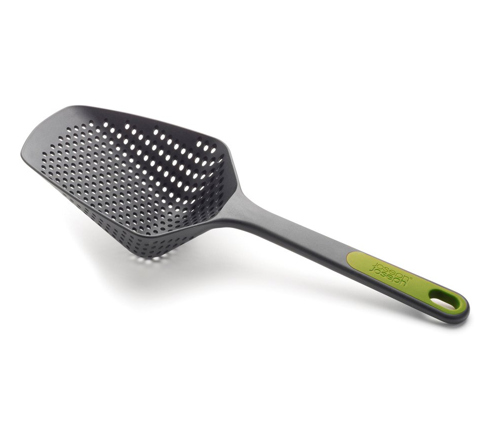 Perforerad slev SCOOP PLUS, grå, Joseph Joseph