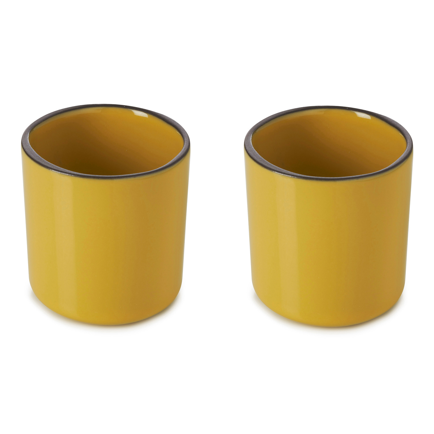 Espressokopp CARACTERE 80 ml, set i 2 delar, gurkmeja, REVOL