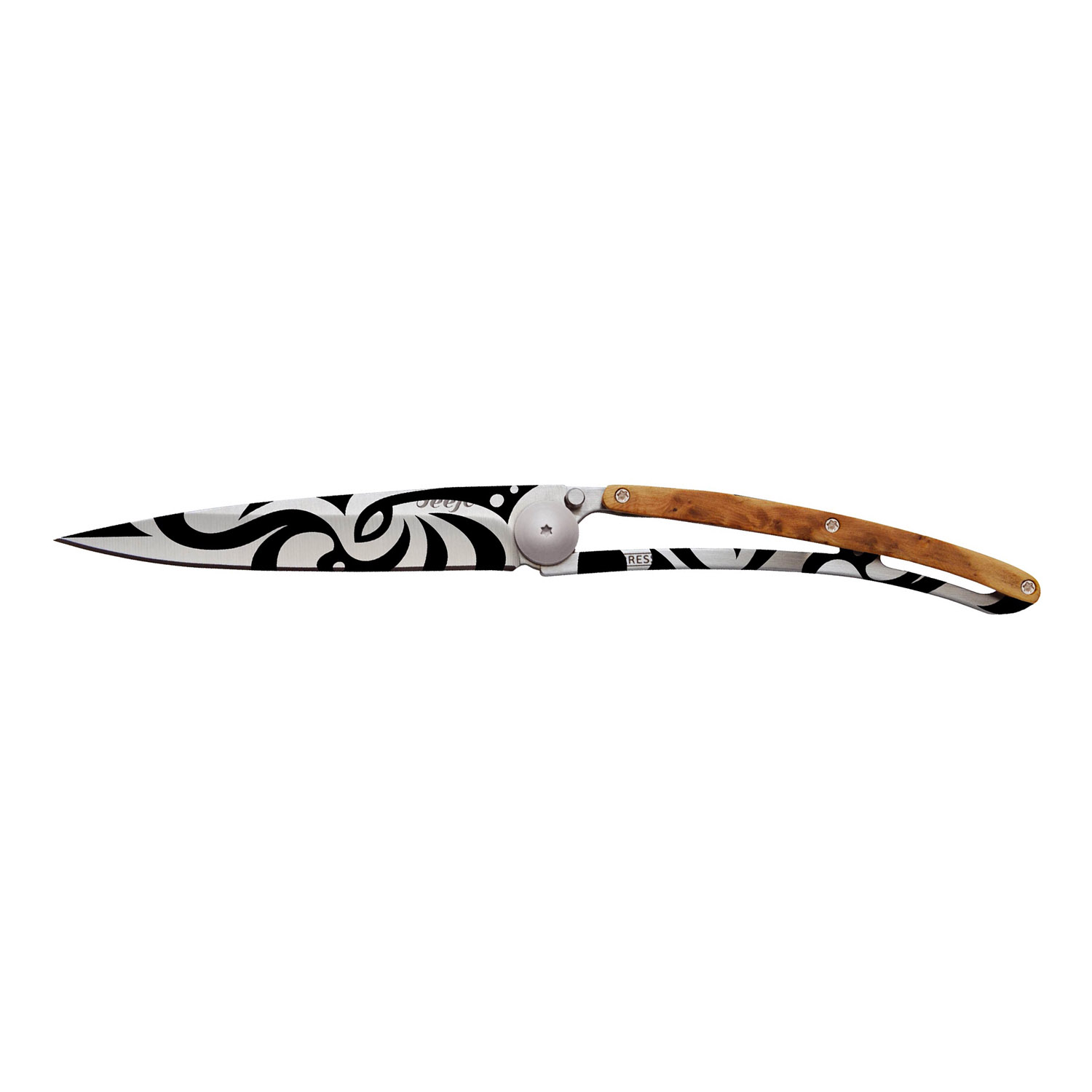 Fickkniv TATOO TRIBAL 37 g, enbär, deejo