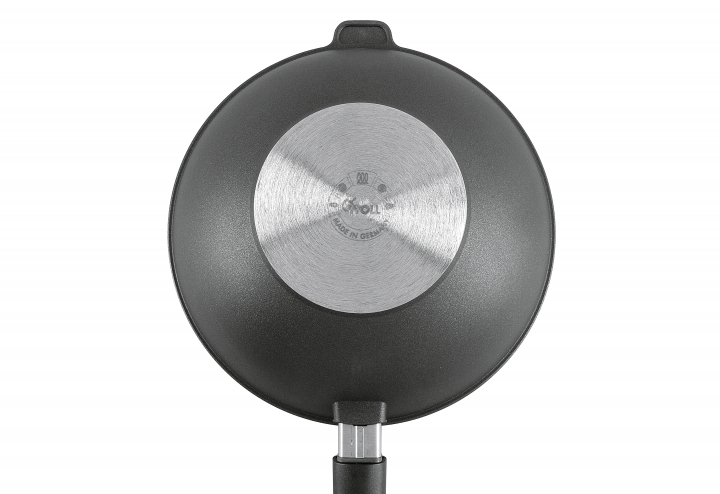 Wok TITANIUM NOWO 30 cm, induktion, avtagbart handtag, WOLL