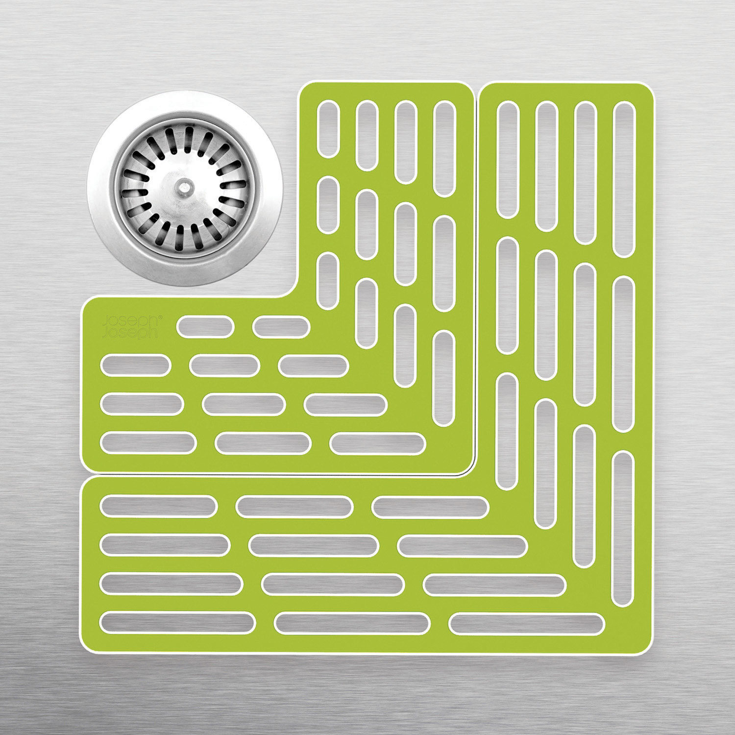 Diskbänksmatta SINK SAVER, grå, Joseph Joseph