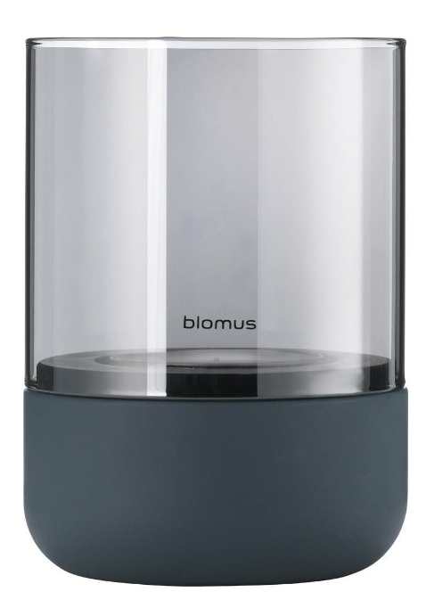 Lykta CALMA S 14 cm, stålgrå, Blomus