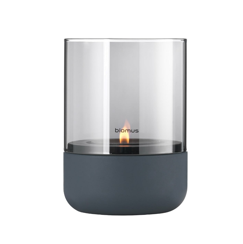 Lykta CALMA S 14 cm, stålgrå, Blomus