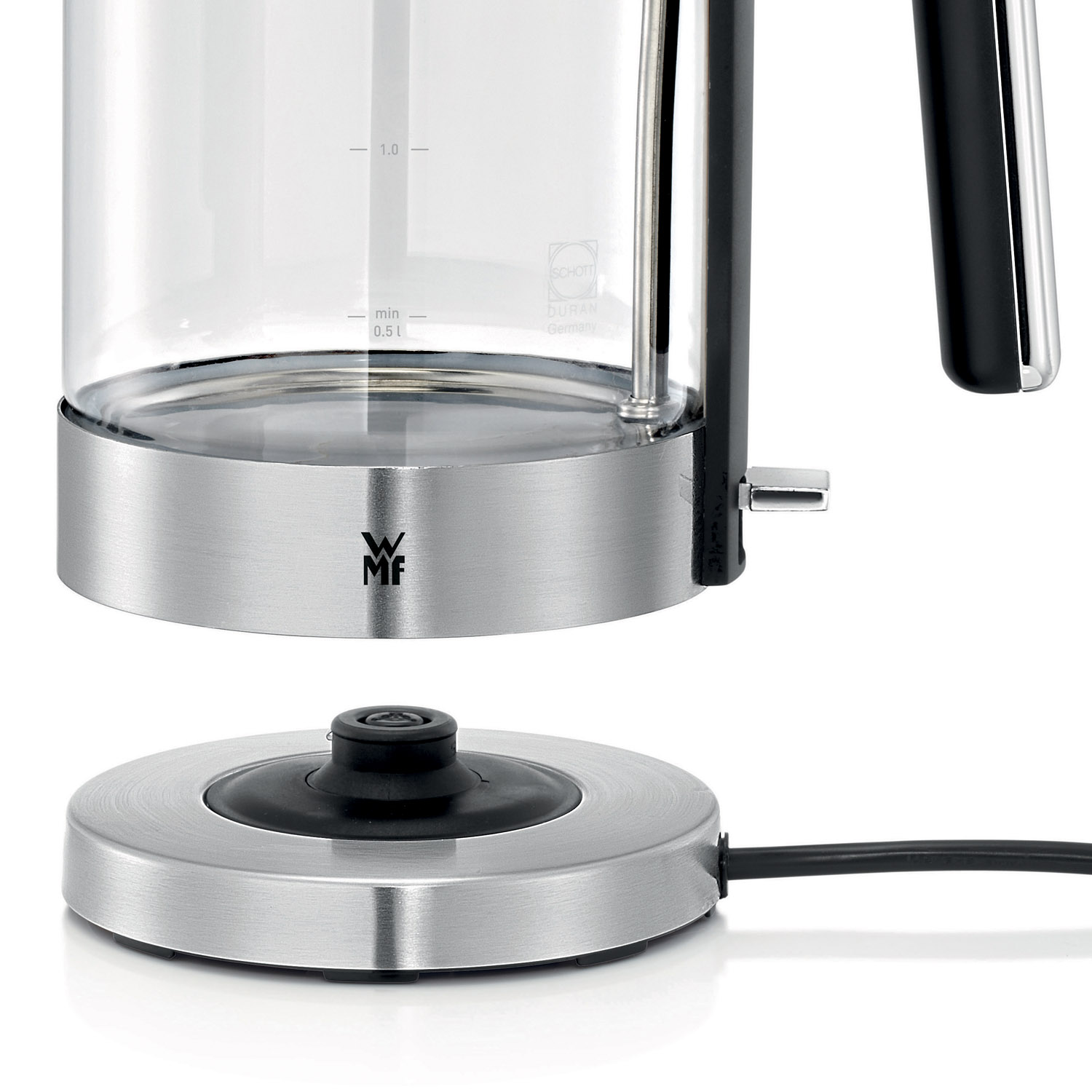 Elektrisk vattenkokare LONO 1,7 l, glas, WMF