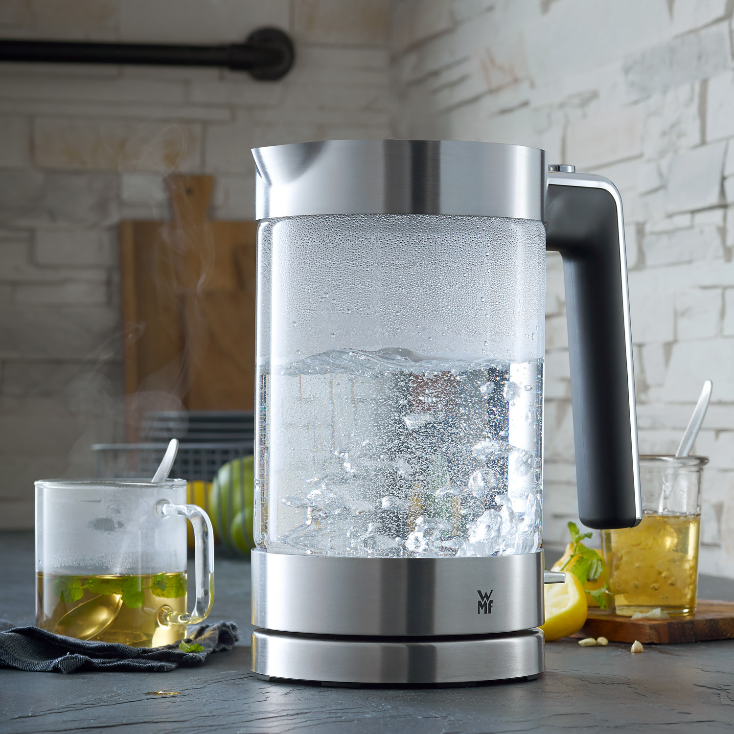 Elektrisk vattenkokare LONO 1,7 l, glas, WMF