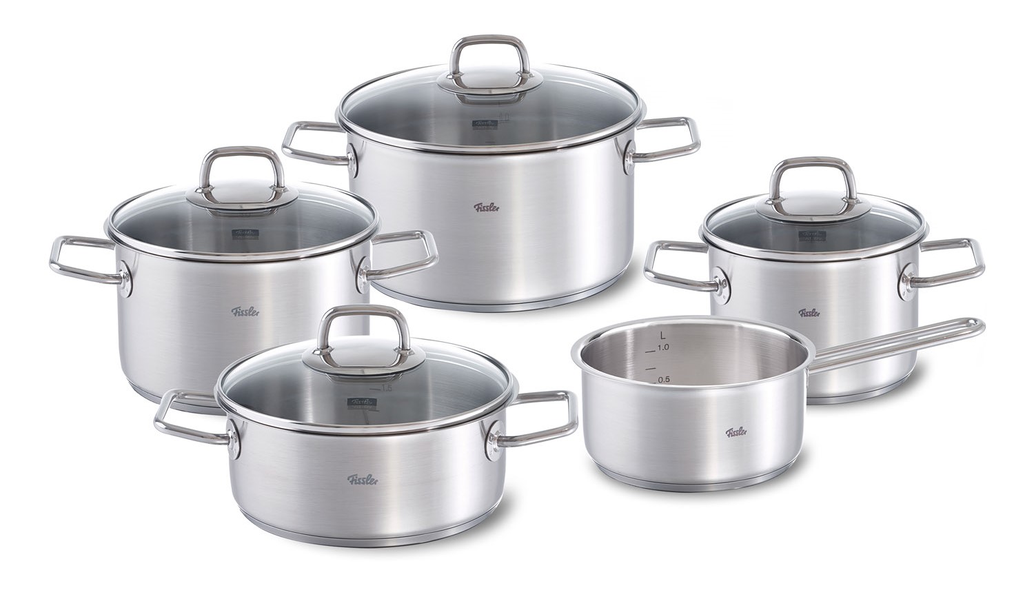 Kastrullset VISEO, 5 st, Fissler