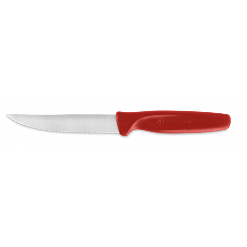 Köttkniv CREATE 10 cm, tandad blad, röd, Wüsthof