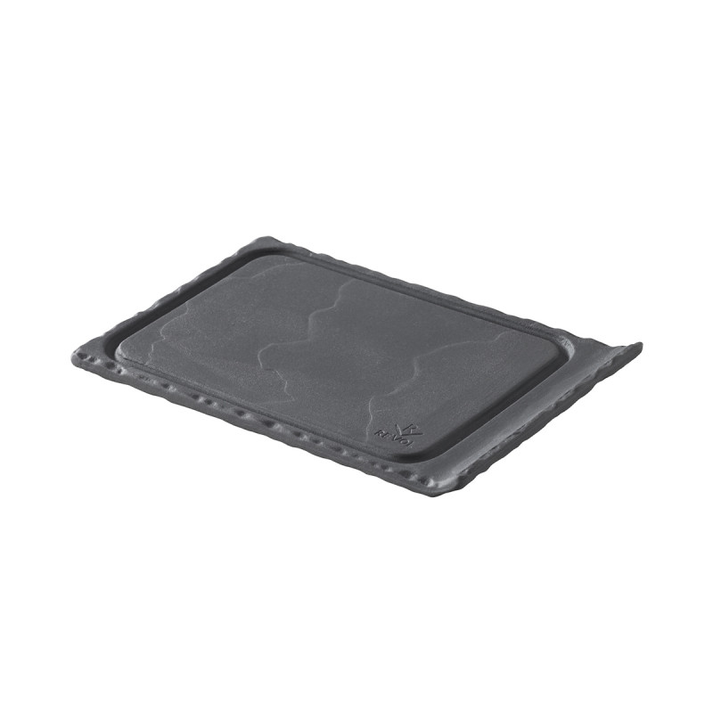 173258 2 servirovaci deska basalt 11 5 x 8 cm s drazkami cerna revol