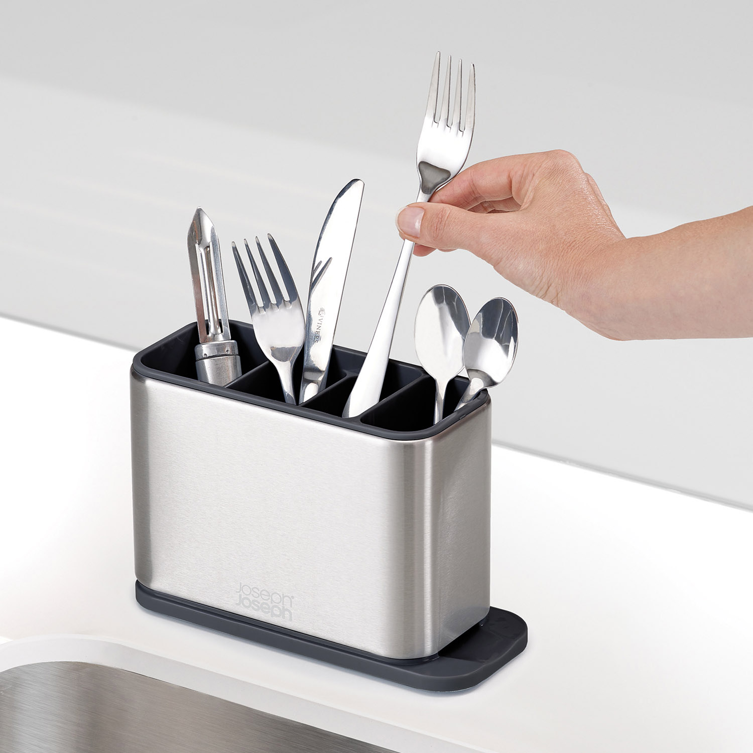 Diskställ för bestick SURFACE, rostfritt stål, Joseph Joseph