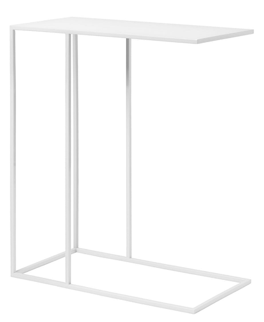 179855 pristavny stolek fera blomus bily 1