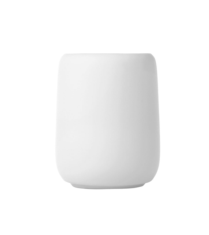 Tandborstmugg SONO, vit, Blomus