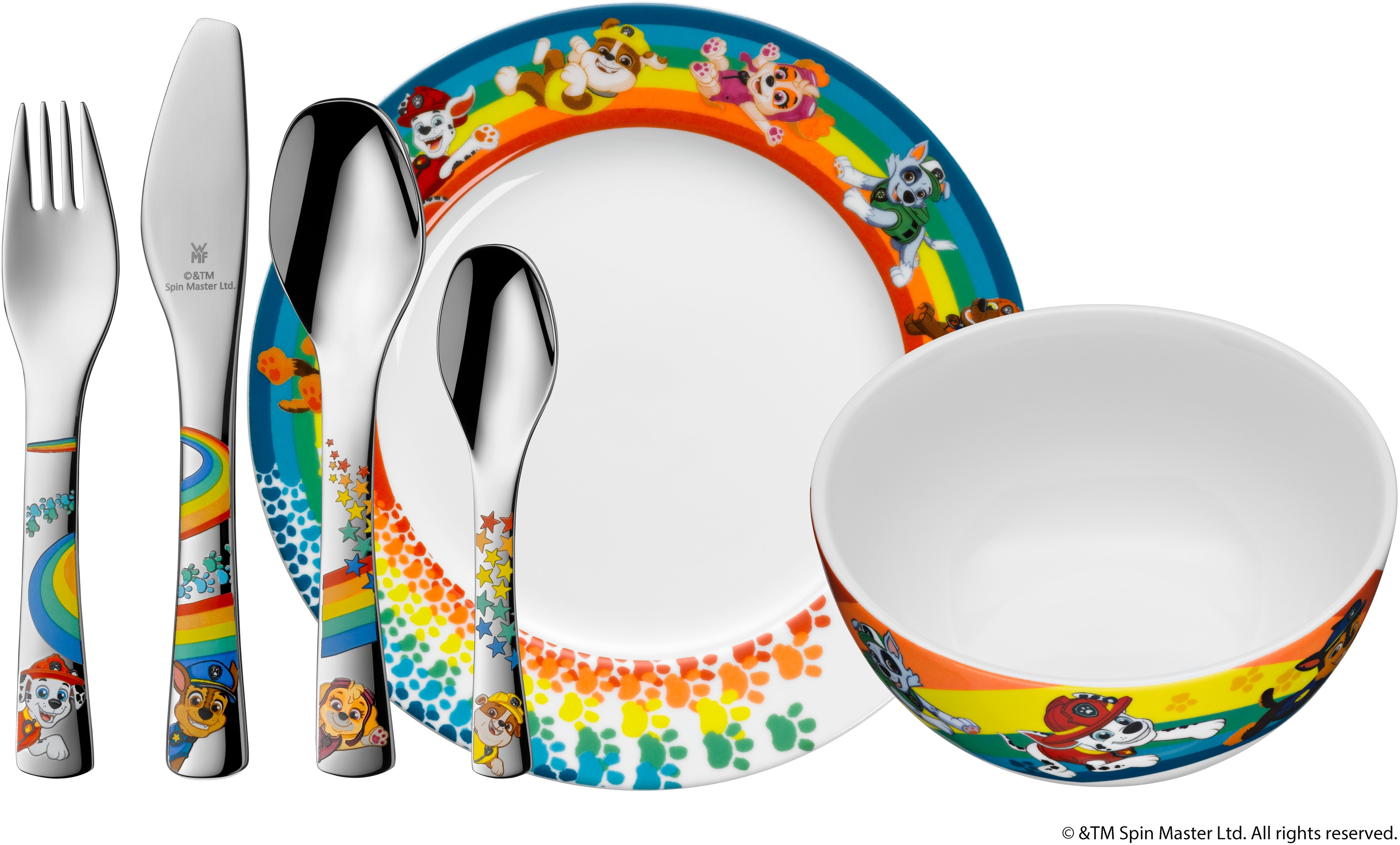 Barnservisset PAW PATROL, 6 st, WMF