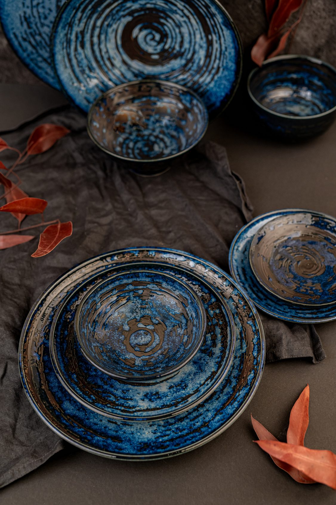 Serveringsskål COPPER SWIRL,13 cm, 250 ml, MIJ