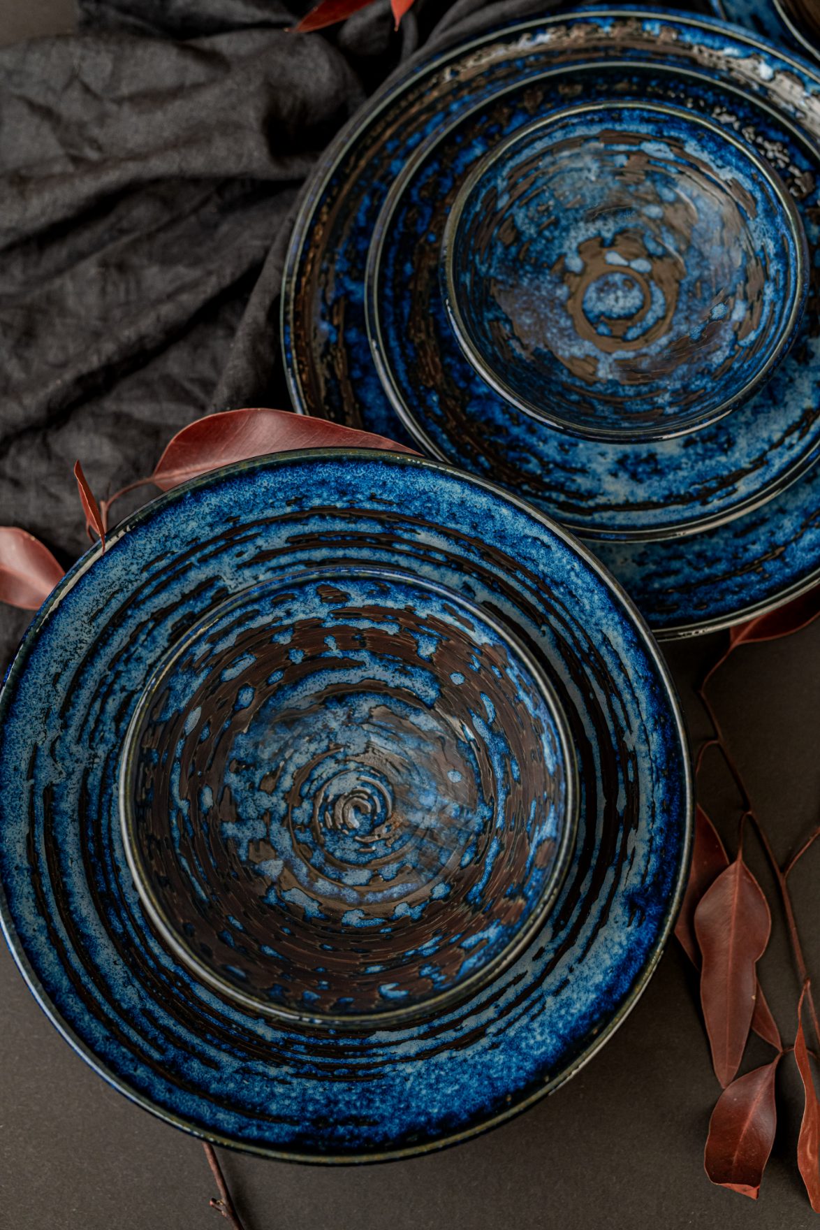 Serveringsskål COPPER SWIRL,13 cm, 250 ml, MIJ