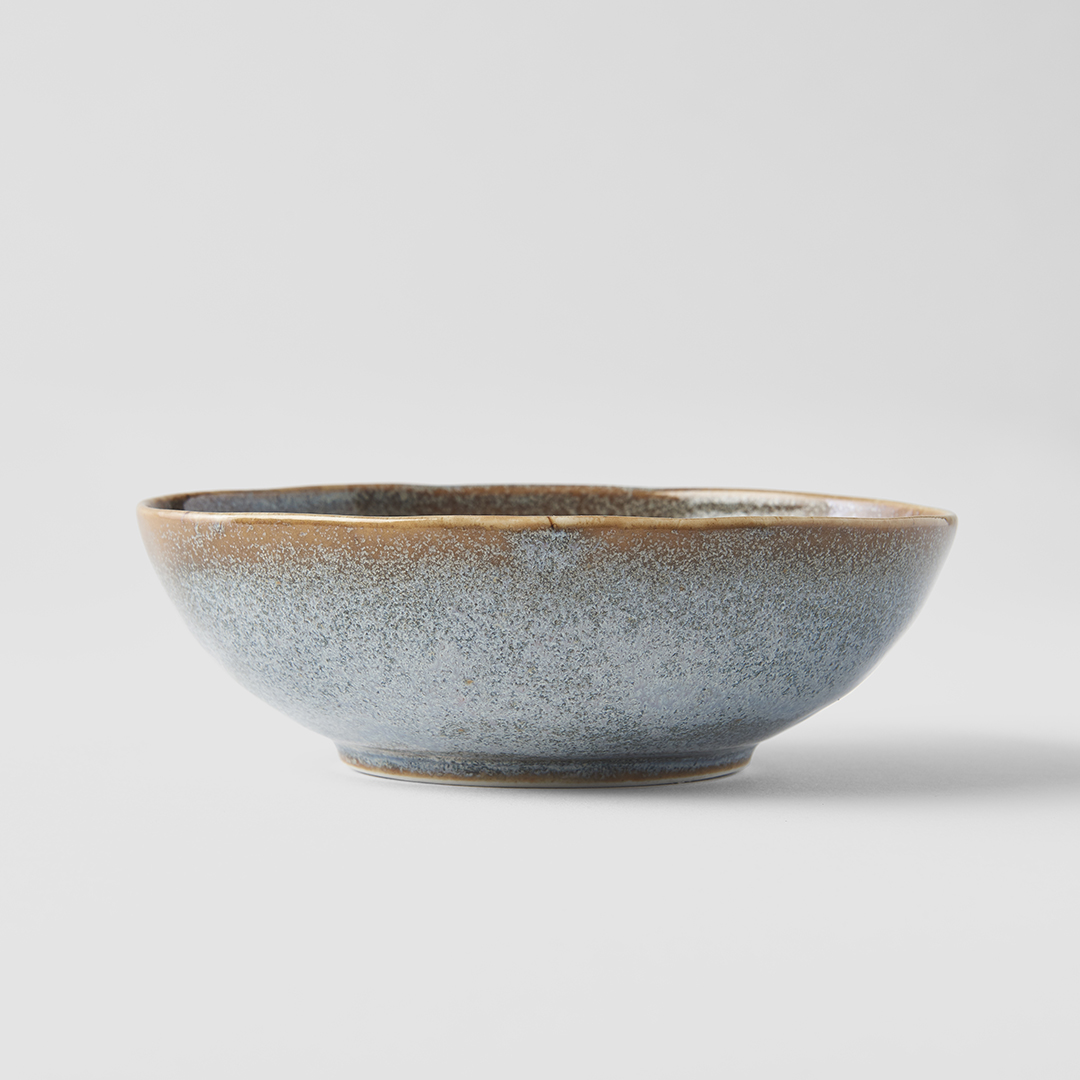 Matskål STEEL GREY 14/13 cm, MIJ