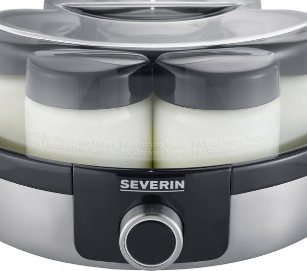 Yoghurtmaskin JG 3521 i set med 7 glas, Severin