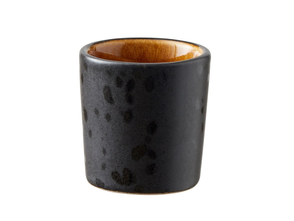 Äggkopp, set i 4 delar, svart, Bitz