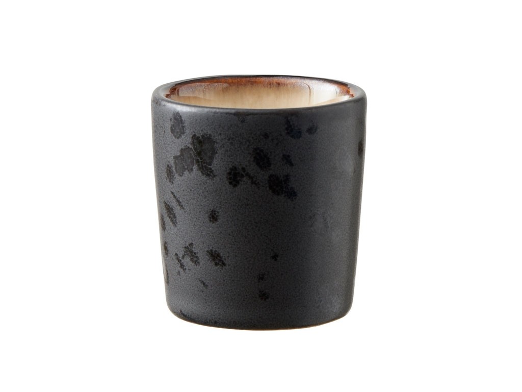 Äggkopp, set i 4 delar, svart, Bitz