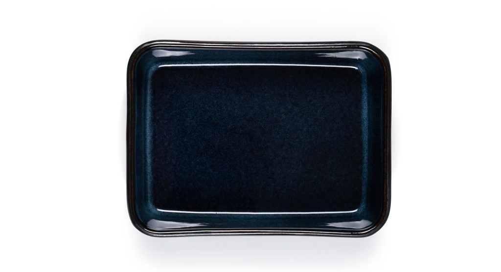 Ugnsform 19 x 14 cm, svart/mörkblå, Bitz
