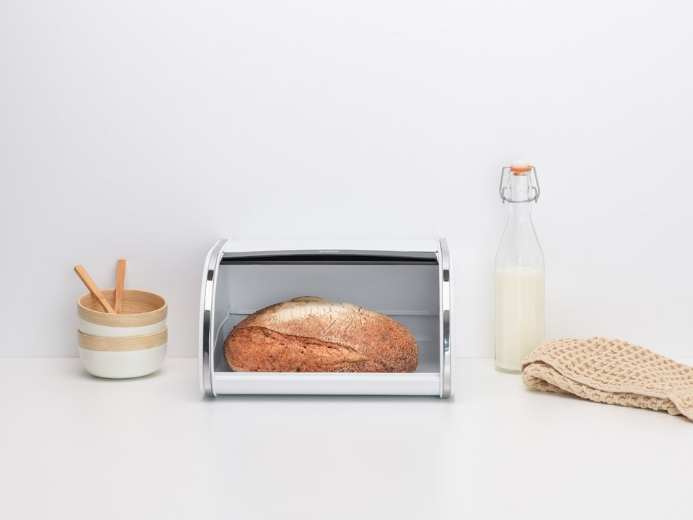 Brödlåda ROLL TOPP 32 cm, vit, Brabantia