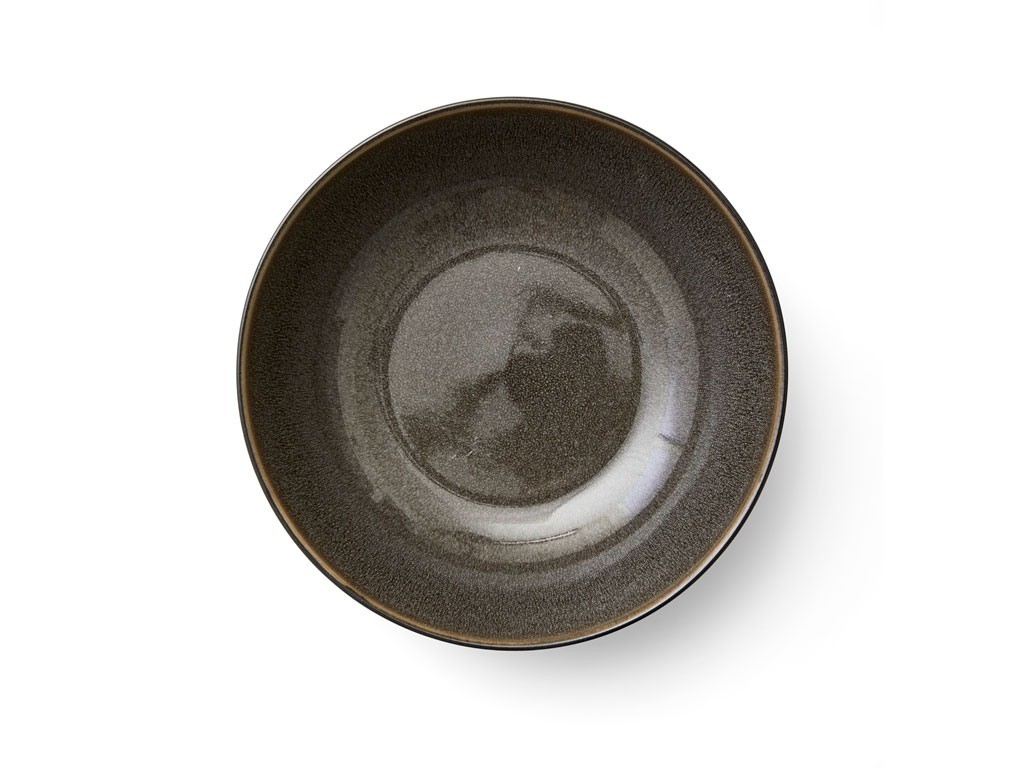 Salladsskål 24 cm, svart/grå, Bitz