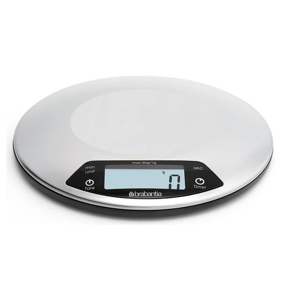 Digital matvåg, rund, Brabantia