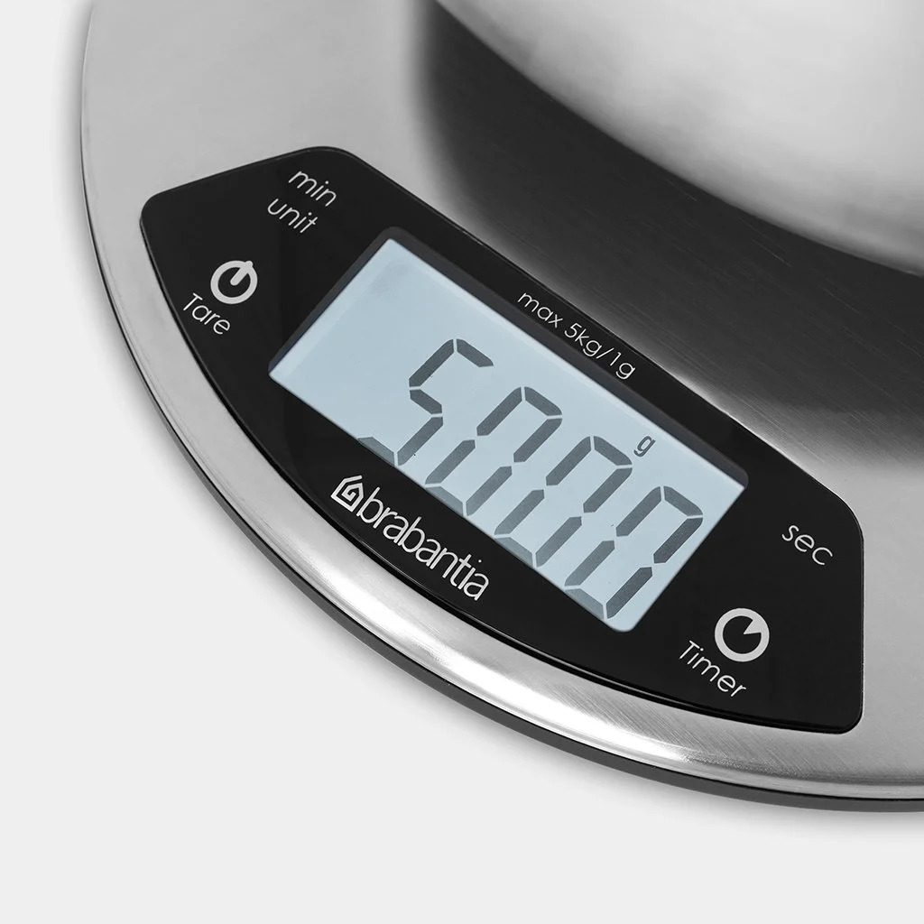 Digital matvåg, rund, Brabantia