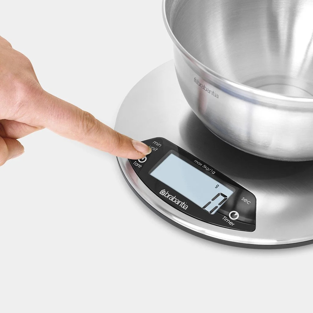 Digital matvåg, rund, Brabantia