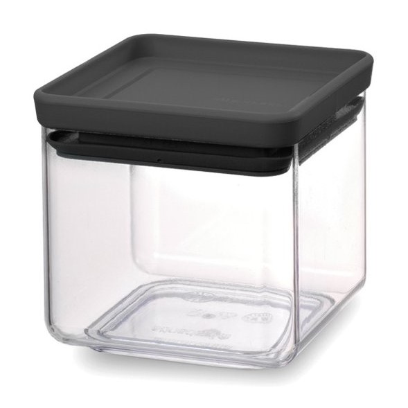 Matförvaring TASTY PLUS 700 ml, mörkgrå, plast, Brabantia