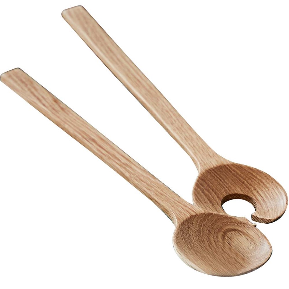Salladsbestick set, 32 cm, ek, Bitz