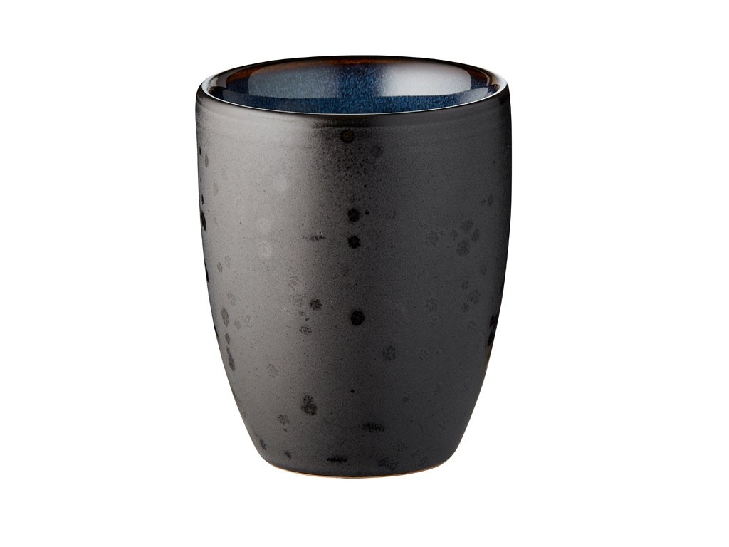 Termomugg, set i 4 delar, svart, Bitz