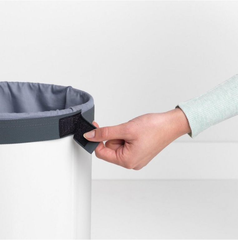 Tvätttunna 35 l, med korklock, vit, Brabantia