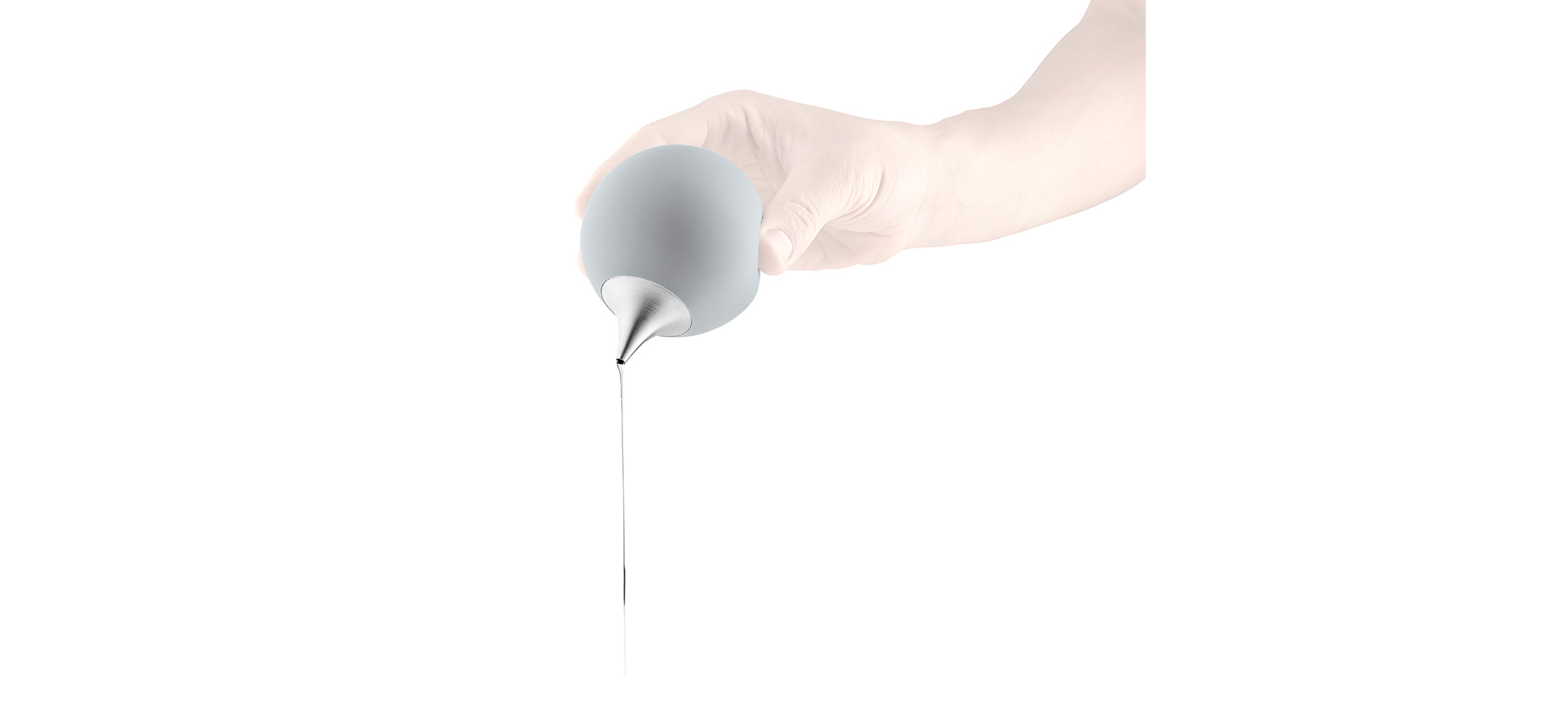Dispenser för flytande tvål 150 ml, ljusgrå, Eva Solo
