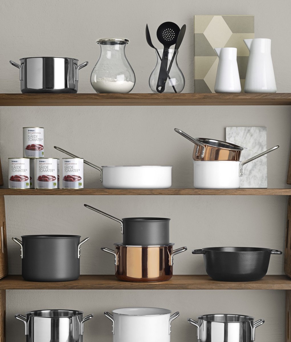 Gryta DURA LINE 3,8 l, non-stick, grå, Eva Solo