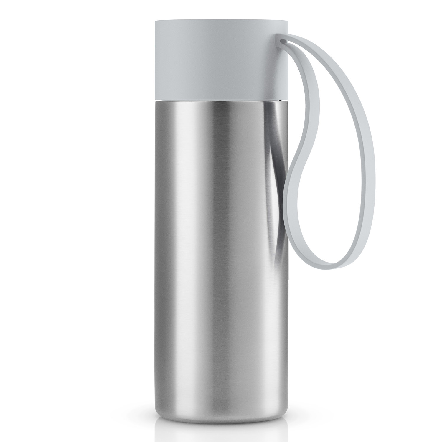 Resemugg TO GO 350 ml, marmorgrått lock, rostfritt stål, Eva Solo