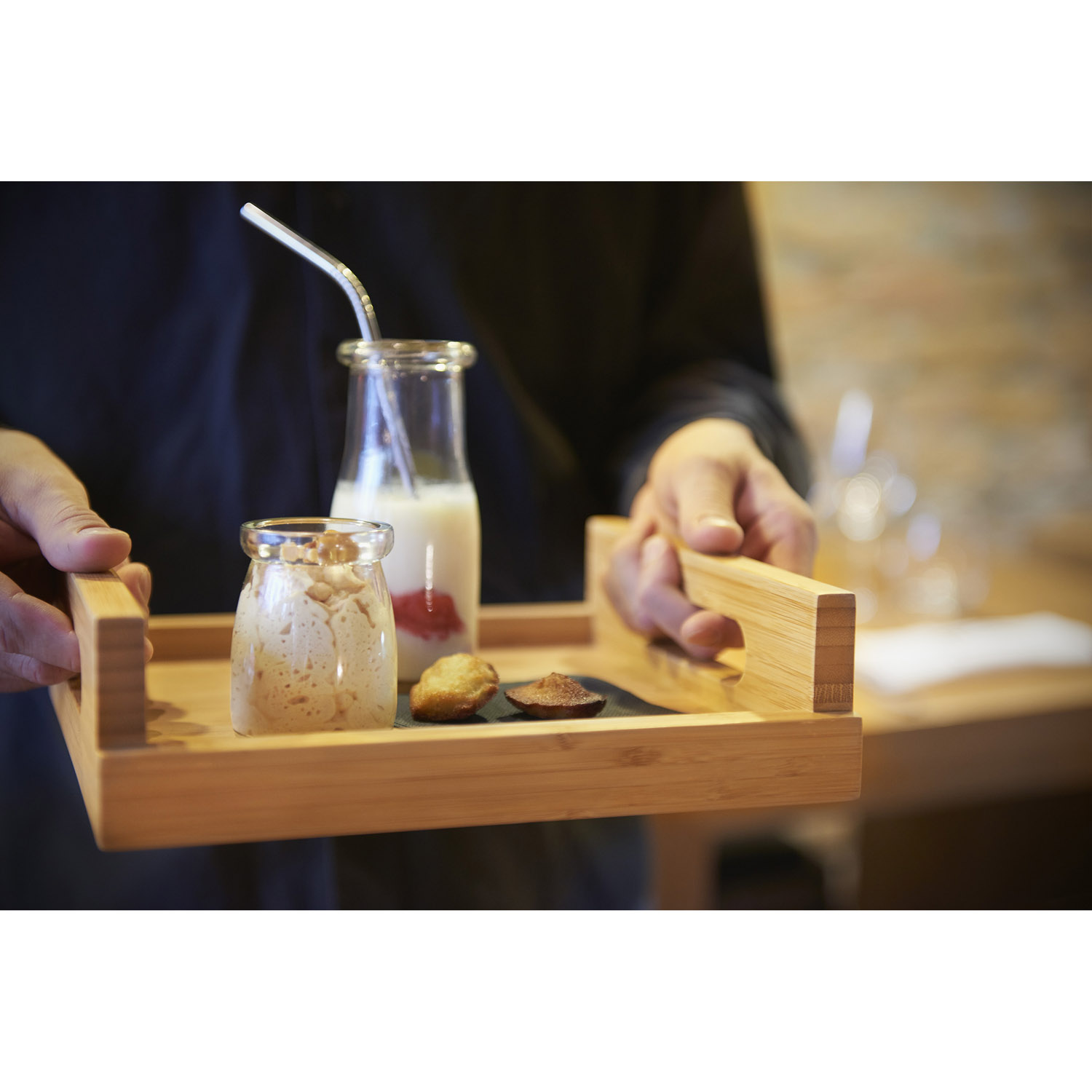 Serveringsbricka TOUCH, bambu, REVOL