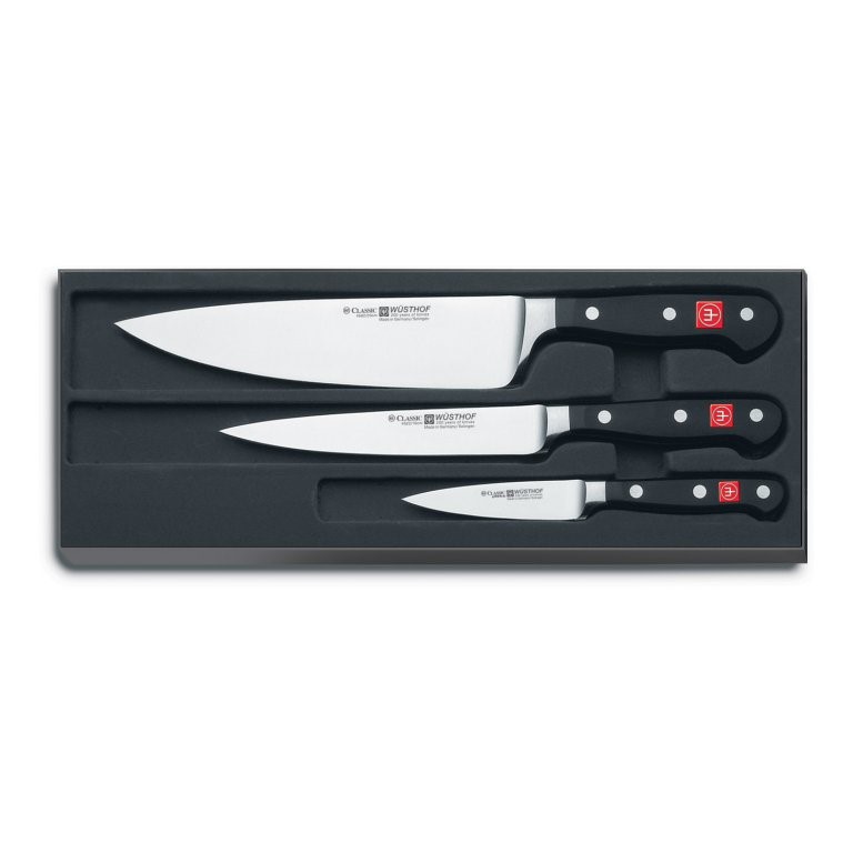 Knivset CLASSIC, 3 st, Wüsthof