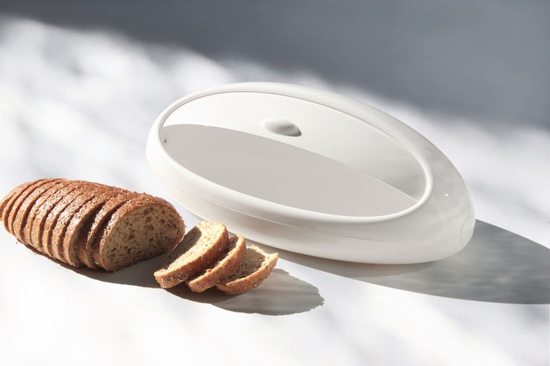 Brödlåda GNAM, 30 cm, vit, Alessi