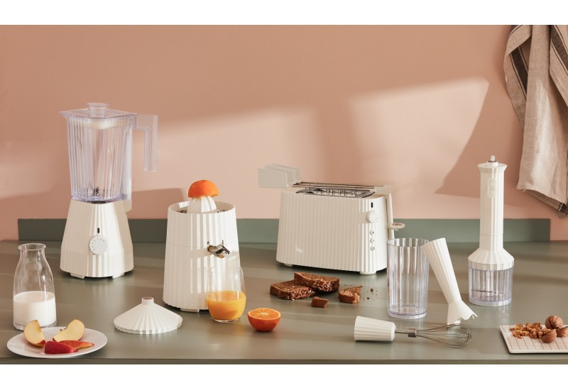 Elektrisk vattenkokare PLISSE 1 l, vit, Alessi