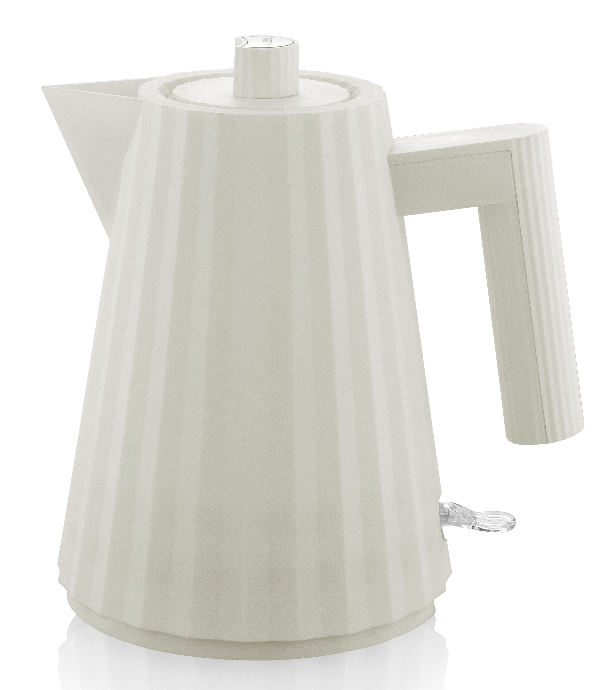 Elektrisk vattenkokare PLISSE 1 l, vit, Alessi